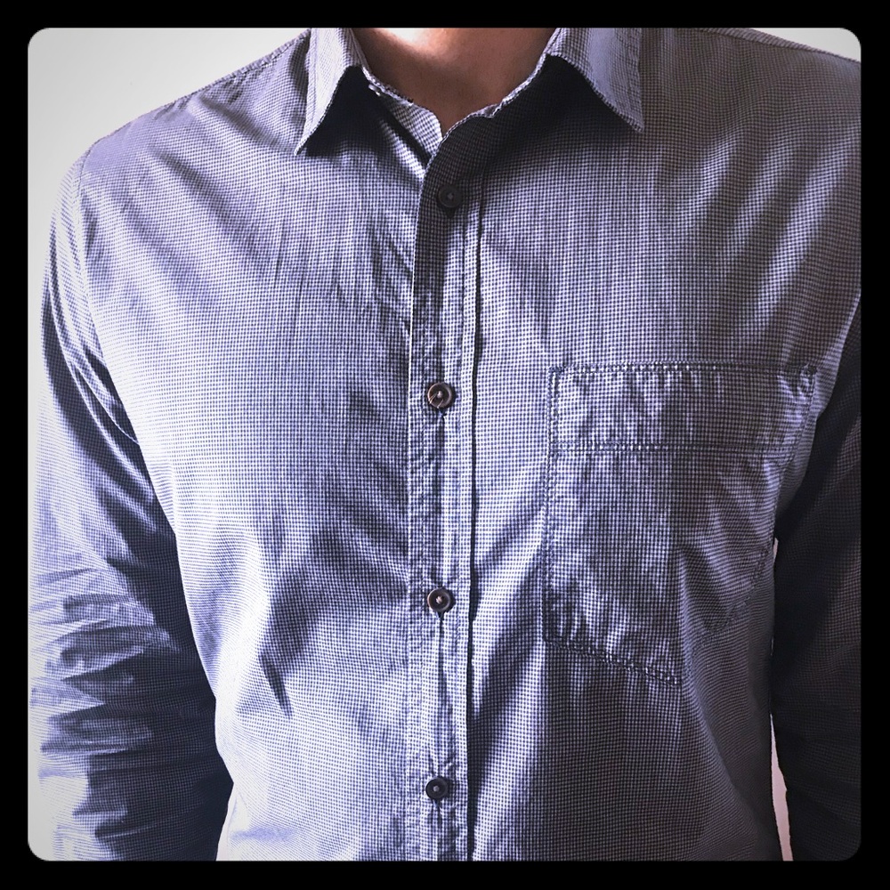 7 for all Mankind checkered shirt